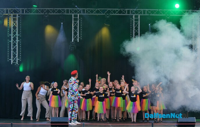 Een spetterend spektakel aan de Vecht in Ommen - Foto: Johan Bokma