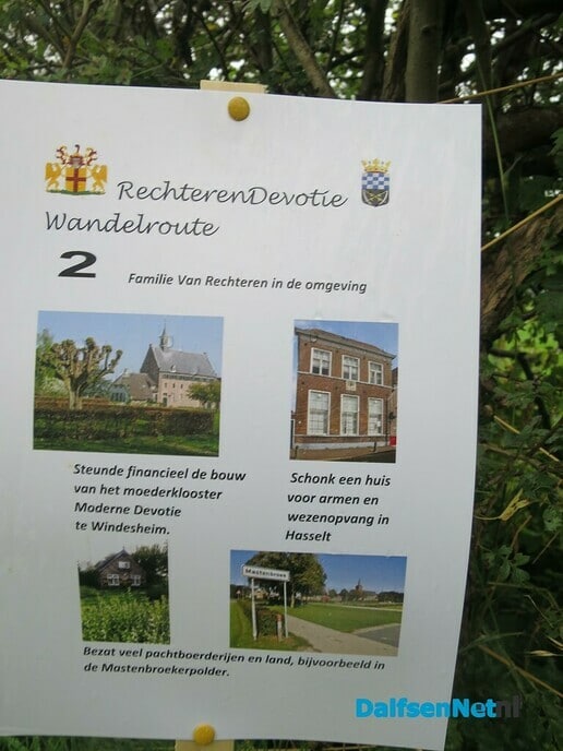 Een stortvloed bij de RechterenDevotie wandeling - Foto: Wim