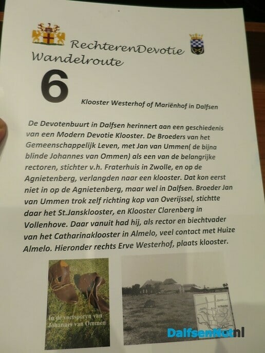 Een stortvloed bij de RechterenDevotie wandeling - Foto: Wim