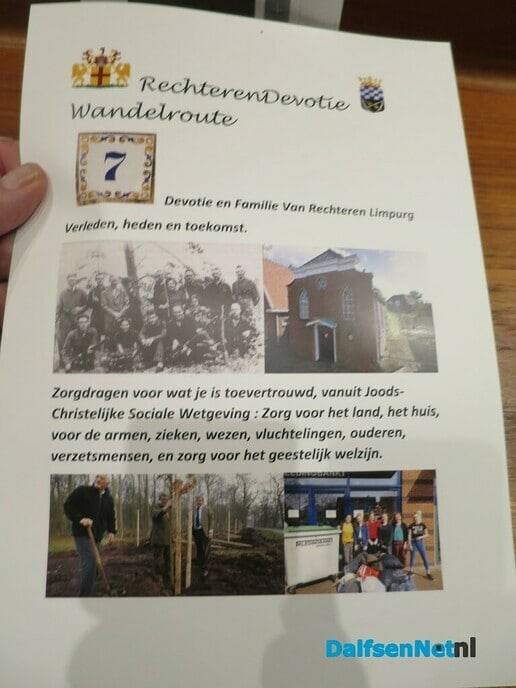 Een stortvloed bij de RechterenDevotie wandeling - Foto: Wim