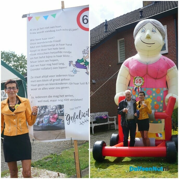 Bedankt voor alle felicitaties - Foto: Ingezonden foto