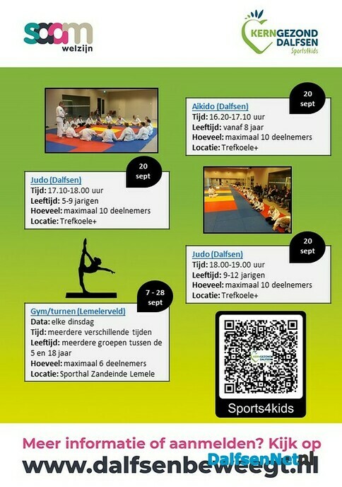 Sports4kids activiteitenkalender september - Foto: Ingezonden foto