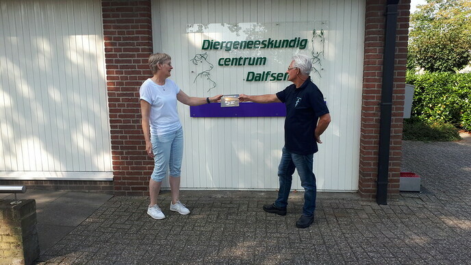 Partnerbordje uitgereikt Vechtdal Boert Bewust - Foto: Ingezonden foto