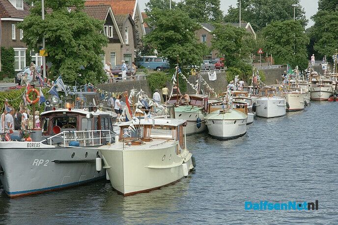 Zo druk kon het aan de Vechtkade zijn. - Foto: Paul Scholten