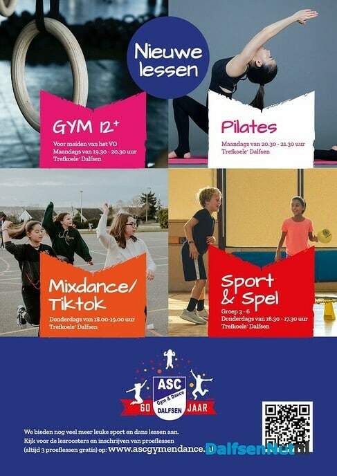 Welkom op de nieuwe sportlessen van ASC Gym & Dance - Foto: Ingezonden foto