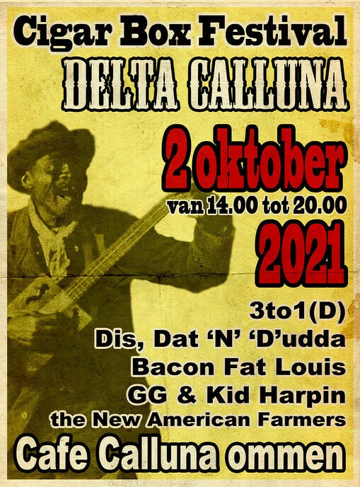 Delta Calluna cigar box gitaar festival gaat door - Foto: Ingezonden foto