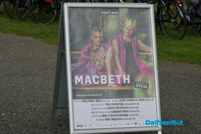 ‘Macbeth’ in de tuin van kasteel Rechteren - Foto: Johan Bokma