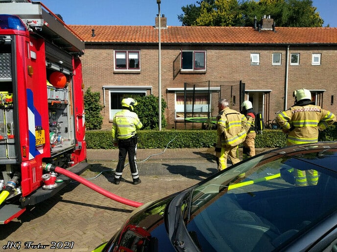 Woningbrand in de Irenestraat