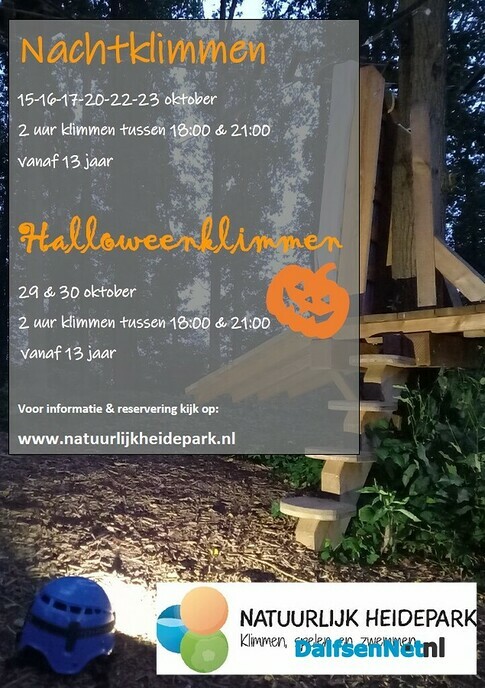 Nachtklimmen + Halloweenklimmen - Foto: Ingezonden foto