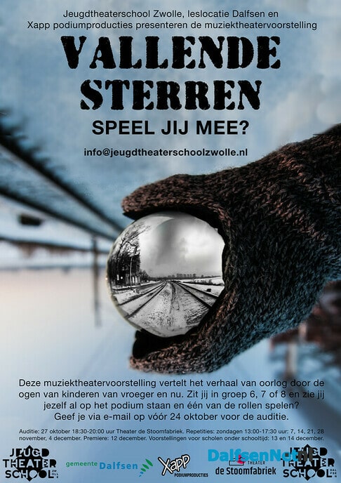 Auditieoproep kinderen voor voorstelling Vallende Sterren - Foto: Ingezonden foto