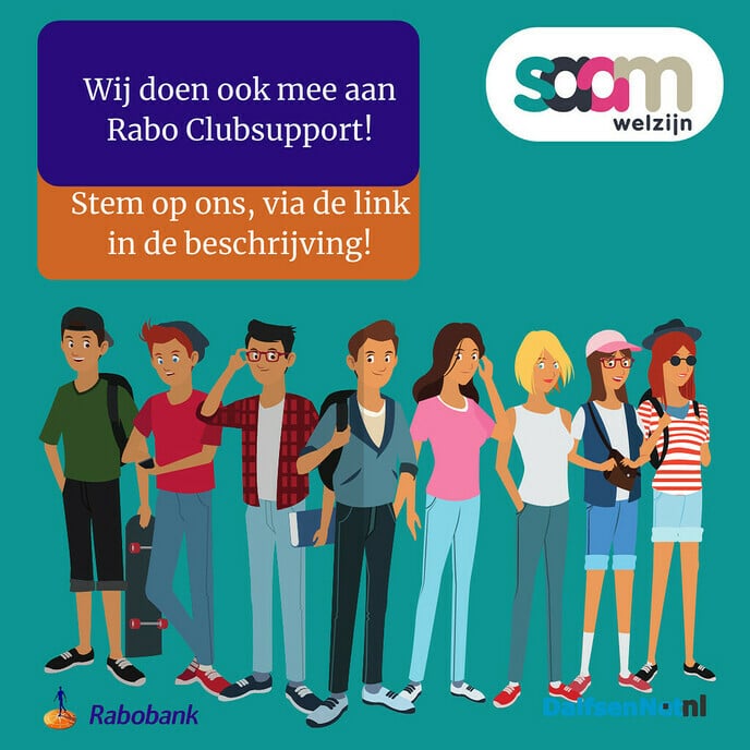 Saam Welzijn Rabo Clubsupport - Foto: Ingezonden foto