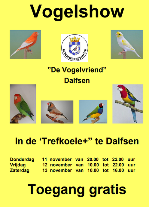 Vogelshow van de Vogelvriend