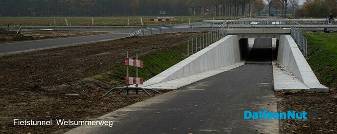 Een update van de fietstunnels onder de N340 - Foto: Paul Scholten