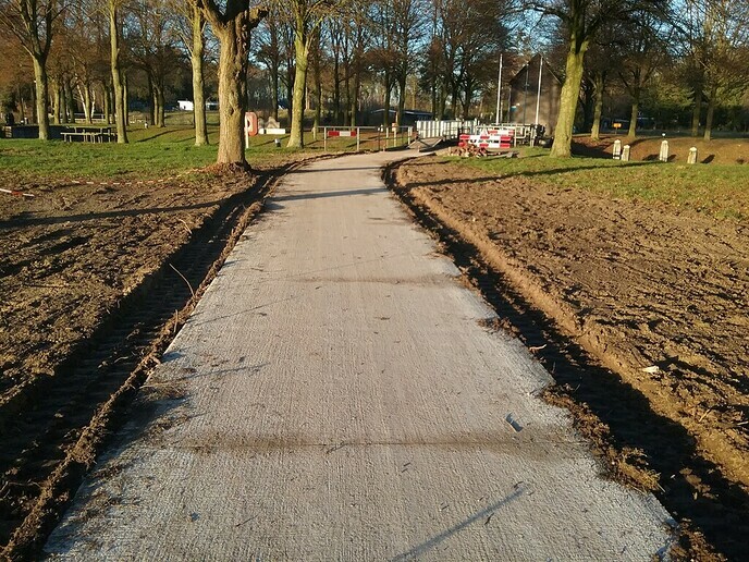 Het fietspad is bijna klaar - Foto: Ingezonden foto