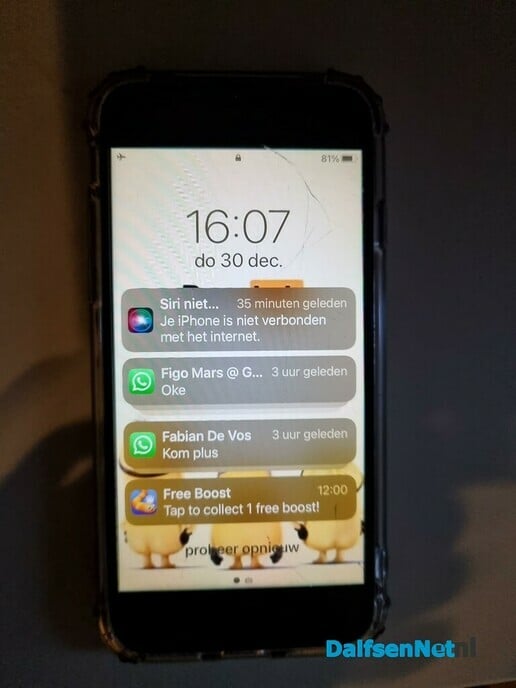 iPhone gevonden op fietspad Dommelerdijk - Foto: Ingezonden foto