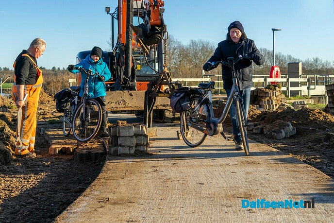 Verbrede fietspad van Stuw naar Vilsteren - Foto: Paul Scholten