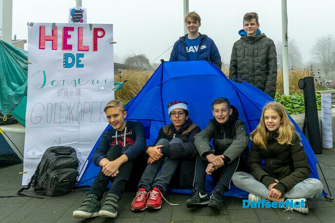 Ook jongeren in Nieuwleusen willen huizen! - Foto: Paul Scholten