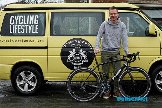 Enrico Steenbergen heeft webshop CyclingLifestyle.nl - Foto: Paul Scholten
