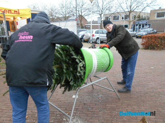 Het gaat goed met de kerstboom verkoop