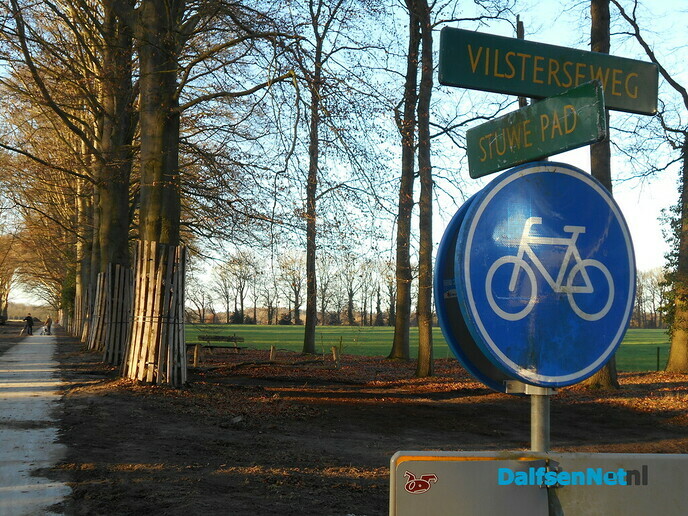 Het fietspad is bijna klaar
