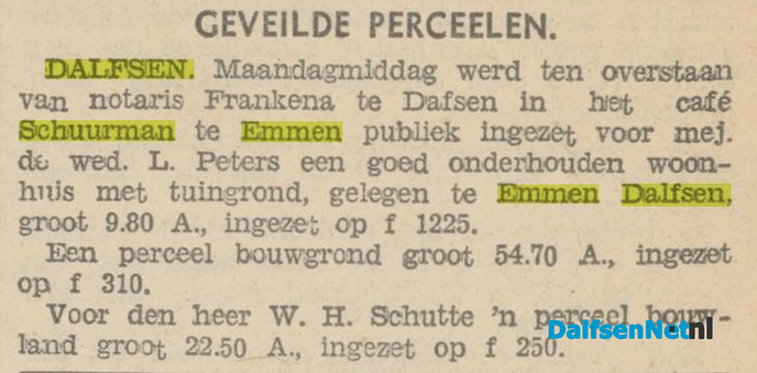 Cafe, kruidenier en bakker Schuurman met speeltuin “Welgelegen” in Emmen - Foto: Wim