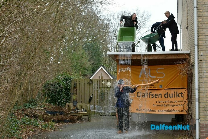 Recordopbrengst alternatieve Nieuwjaarsduik: de Thuisduik - Foto: Ingezonden foto