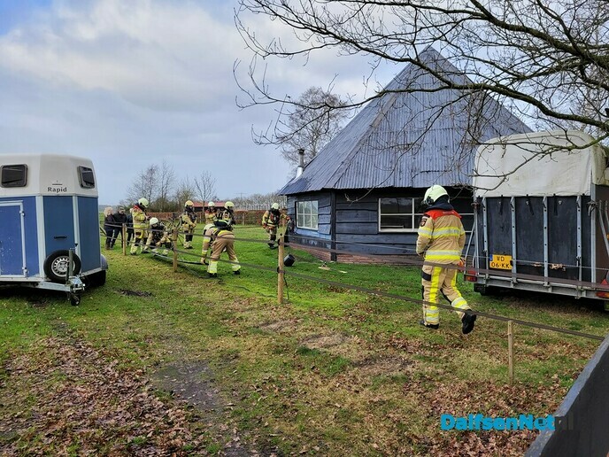 Woningbrand aan Lageweg in Heino - Foto: Niels Jansen