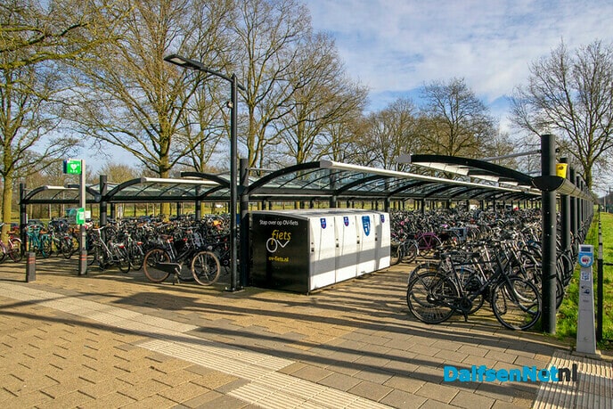 Plannen voor meer fietsenstallingen bij Station Dalfsen - Foto: Paul Scholten