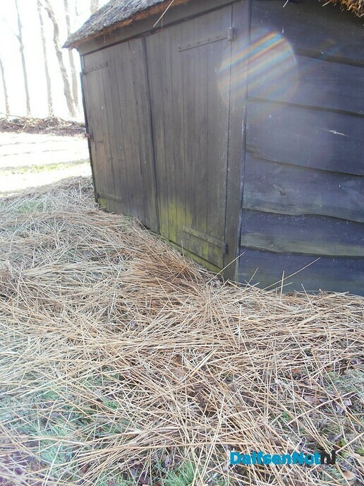 Stormschade schaapkooi al weer gerepareerd