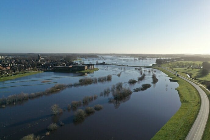 Dalende trend waterstand Vecht zet door - Foto: Ingezonden foto