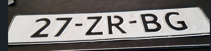 Nummerbord gevonden - Foto: Ingezonden foto