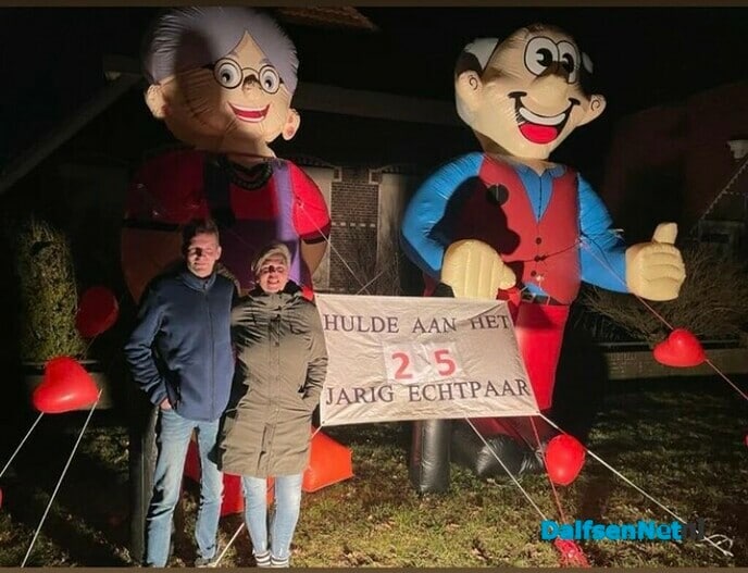 Het is vandaag feest bij de familie Aalbers aan de Hessenweg. - Foto: Ingezonden foto