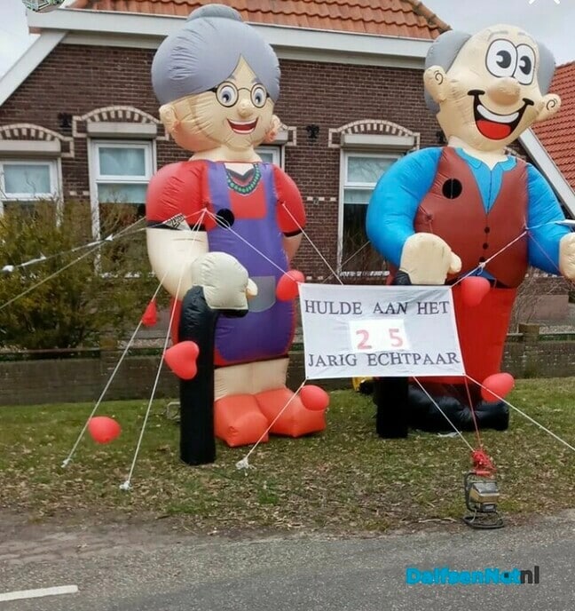 Het is vandaag feest bij de familie Aalbers aan de Hessenweg. - Foto: Ingezonden foto