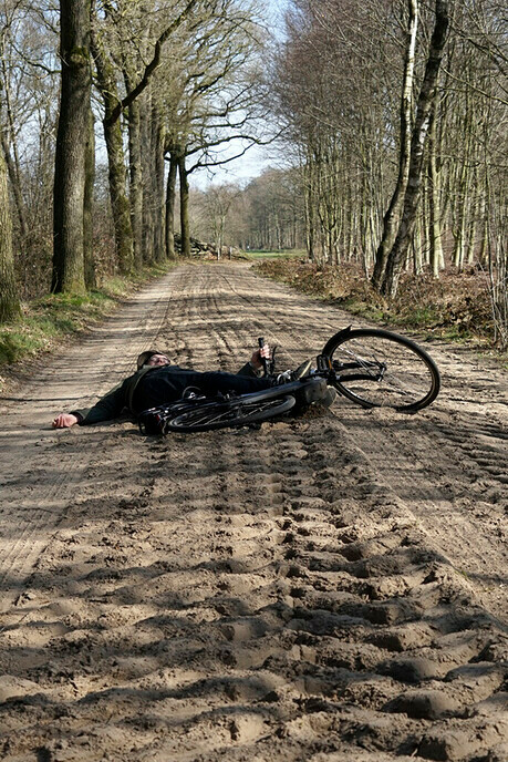 Zandwegen moeilijk begaanbaar - Foto: Ingezonden foto