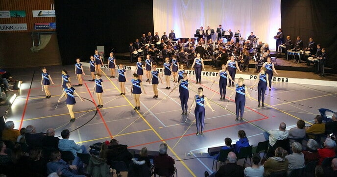 Sporthal weer gevuld met muziek door Polyhymnia - Foto: Ingezonden foto