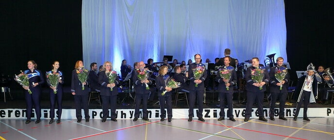 Sporthal weer gevuld met muziek door Polyhymnia - Foto: Ingezonden foto