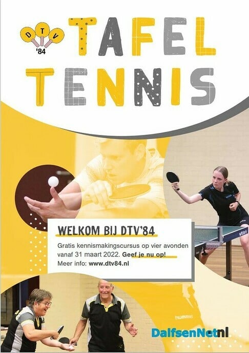 Gratis tafeltenniscursus voor volwassenen! - Foto: Ingezonden foto