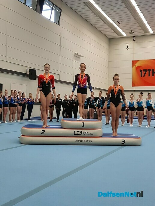 Turnster Sophie Kijk in De Vegte pakt Goud - Foto: Ingezonden foto