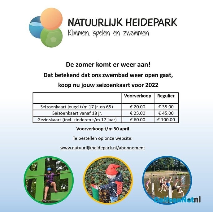 Zwemseizoen - Foto: Ingezonden foto
