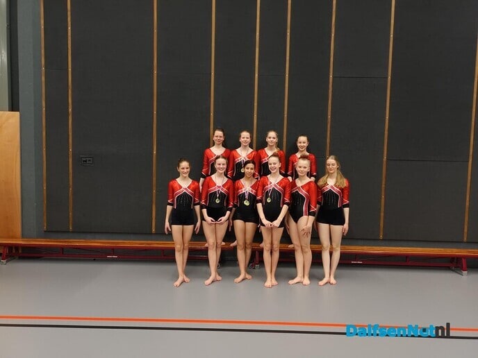 Medailles voor Gym. ver. Nieuwleusen - Foto: Ingezonden foto