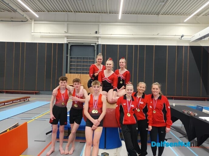 Medailles voor Gym. ver. Nieuwleusen - Foto: Ingezonden foto