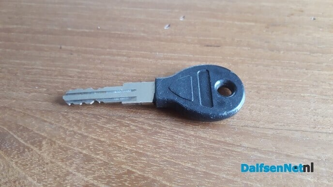 Sleutel gevonden en weer bij eigenaar - Foto: Ingezonden foto