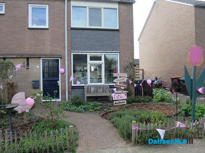 Hoera Evike geboren aan de Dammans Es - Foto: Wim