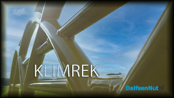 Kunstwerk klimrek - Foto: Ingezonden foto