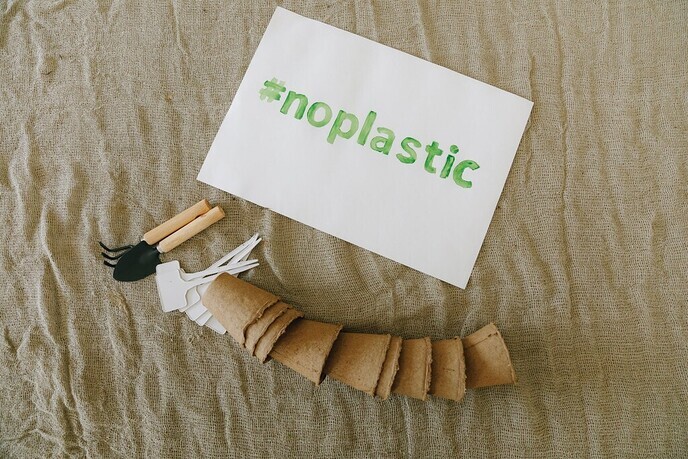 Voedsel vetvrij verpakken en geen plastic gebruiken