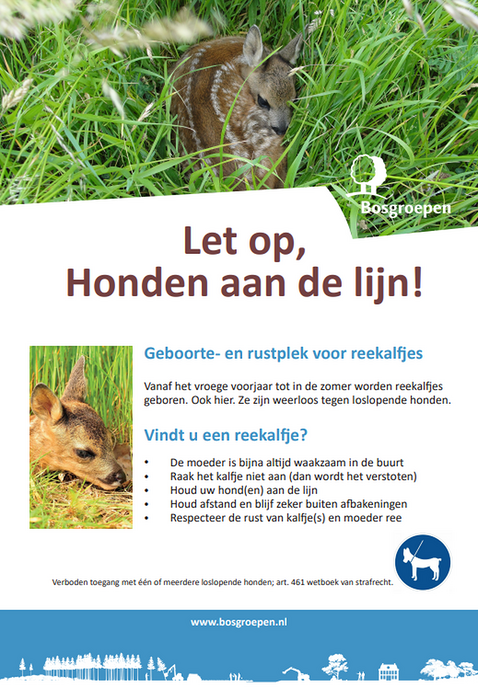 Wilde dieren in het nauw door loslopende honden
