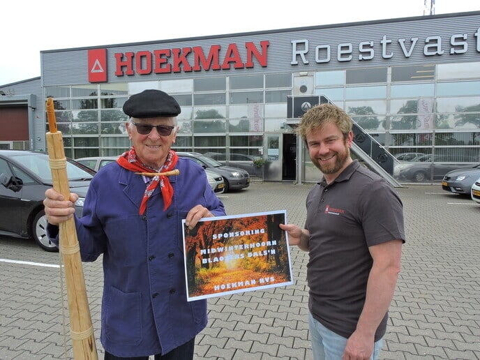 Sponsoring Hoekman RVS voor Midwinterhoornbloasers Dal’sn - Foto: Ingezonden foto