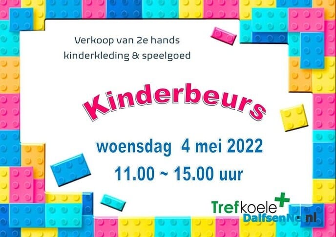 Kinderbeurs: woensdag 4 mei 11.00 – 15.00 uur - Foto: Ingezonden foto