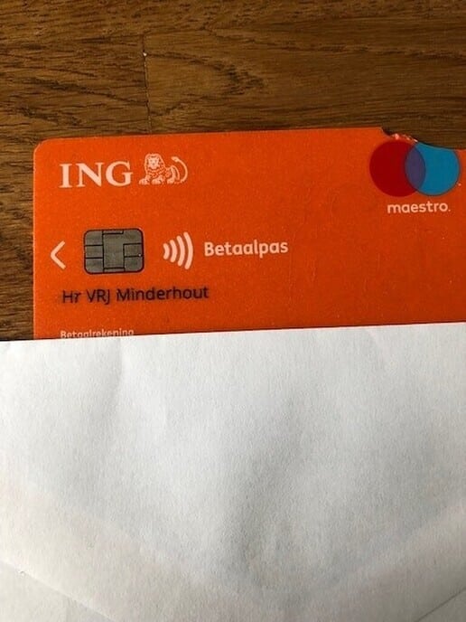 Bankpasje gevonden - Foto: Ingezonden foto
