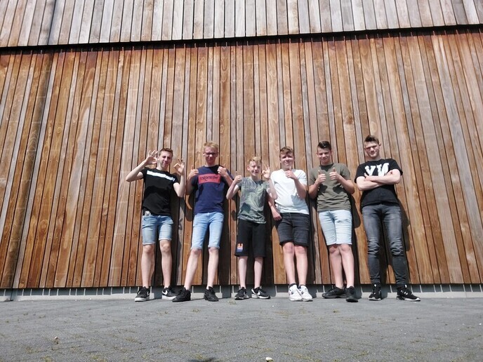 Talenthusteams Agnieten College zetten zich in voor Nieuwleusen - Foto: Ingezonden foto